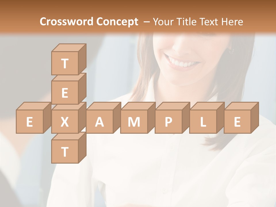 Businesspeople Square Businessteam PowerPoint Template