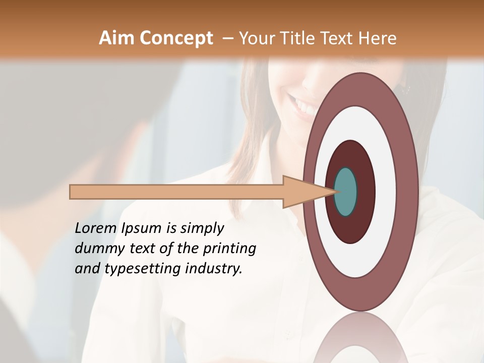 Businesspeople Square Businessteam PowerPoint Template