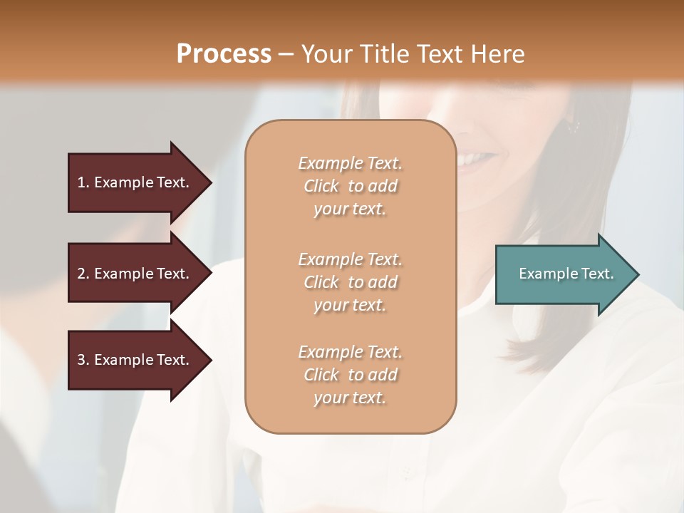 Businesspeople Square Businessteam PowerPoint Template