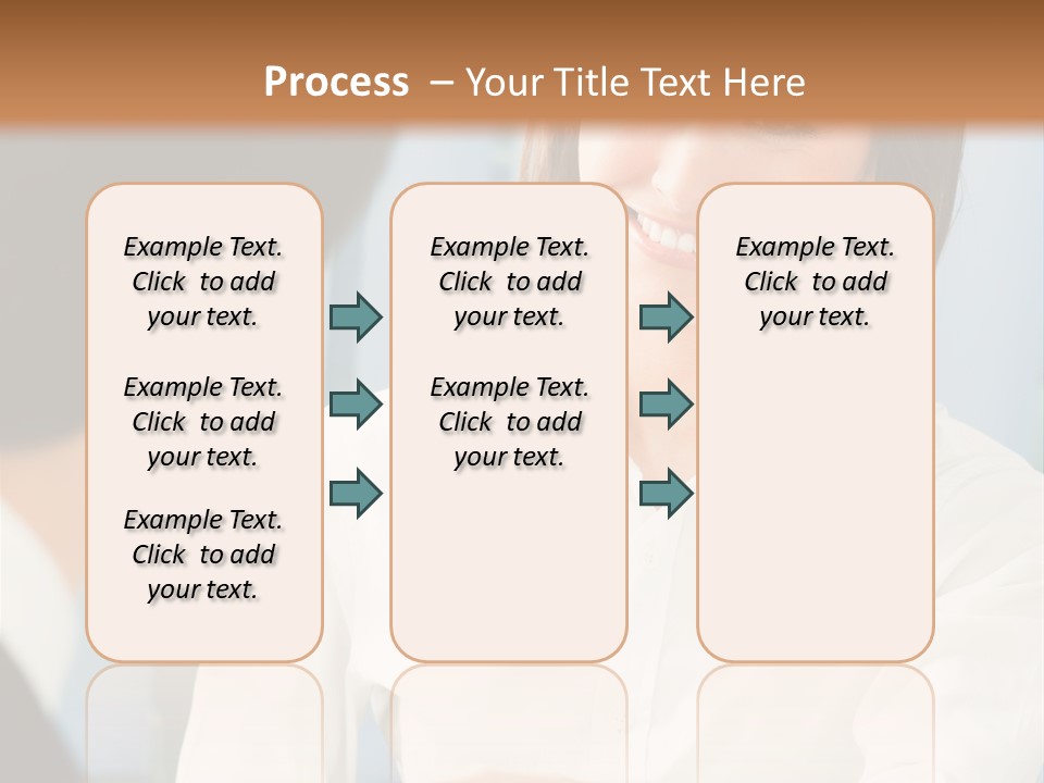 Businesspeople Square Businessteam PowerPoint Template