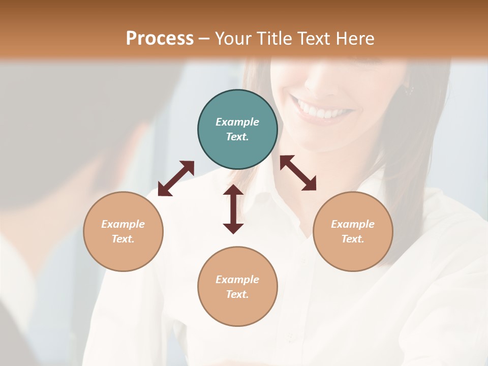 Businesspeople Square Businessteam PowerPoint Template