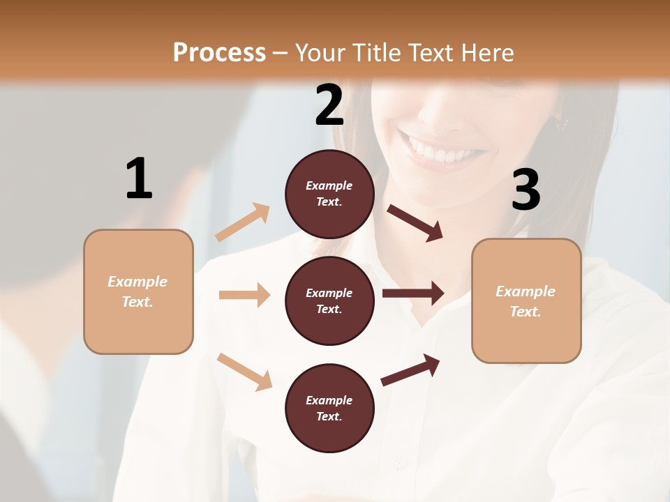 Businesspeople Square Businessteam PowerPoint Template