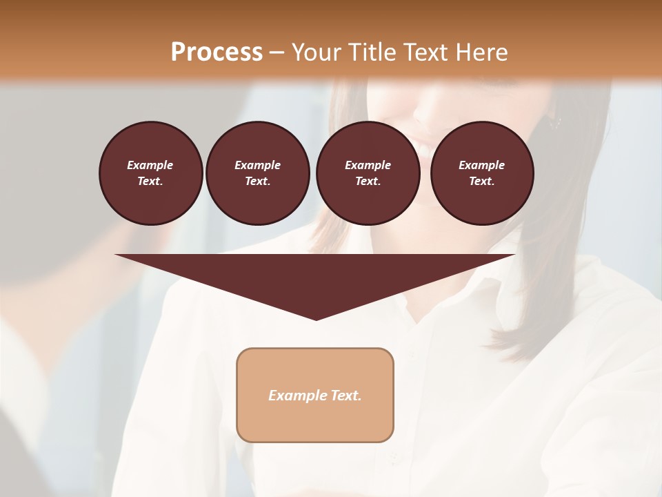 Businesspeople Square Businessteam PowerPoint Template