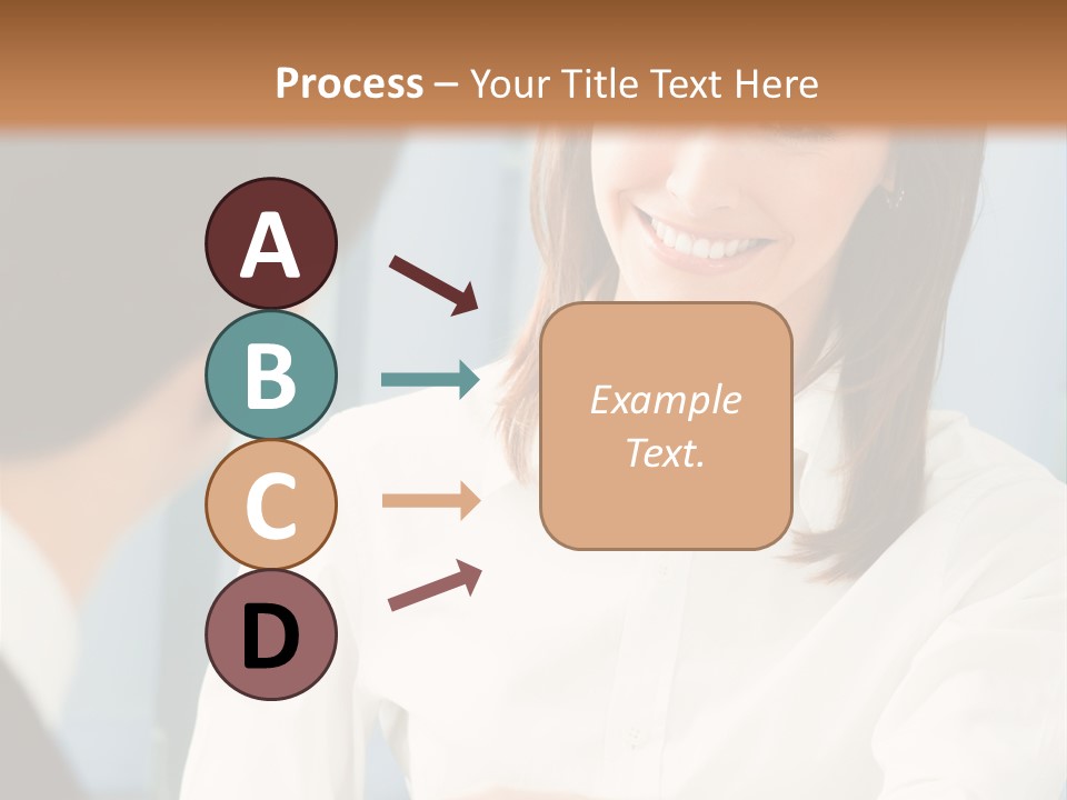 Businesspeople Square Businessteam PowerPoint Template