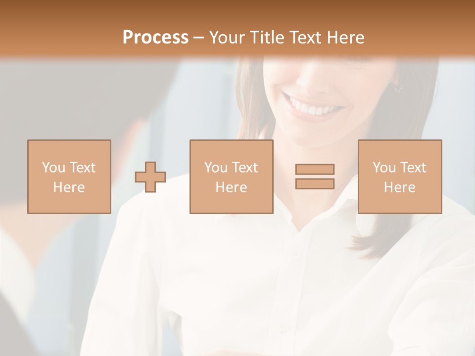 Businesspeople Square Businessteam PowerPoint Template