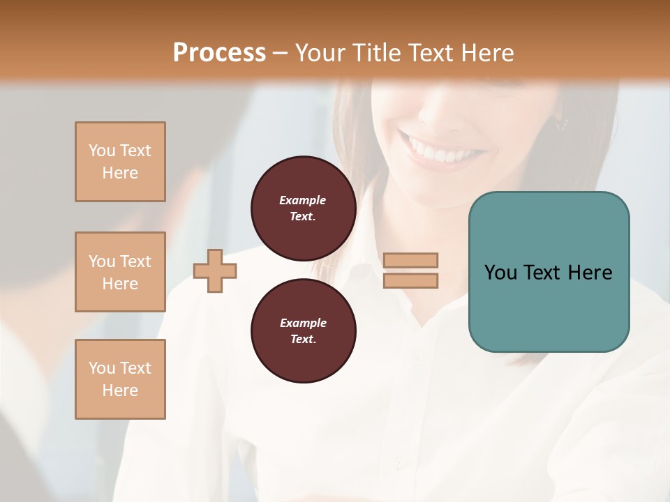 Businesspeople Square Businessteam PowerPoint Template