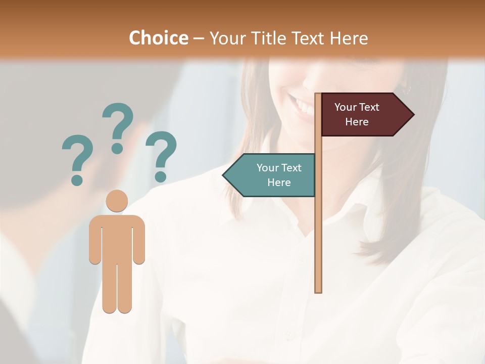 Businesspeople Square Businessteam PowerPoint Template