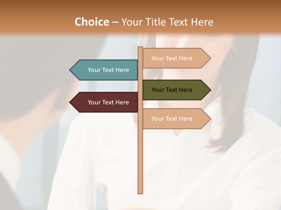 Businesspeople Square Businessteam PowerPoint Template