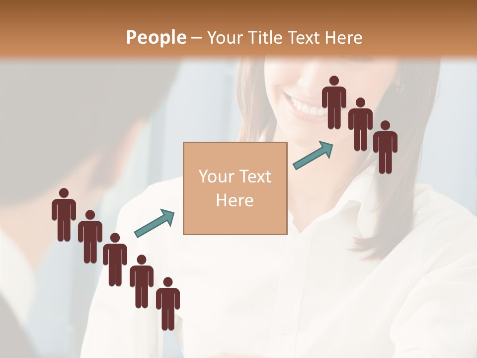 Businesspeople Square Businessteam PowerPoint Template