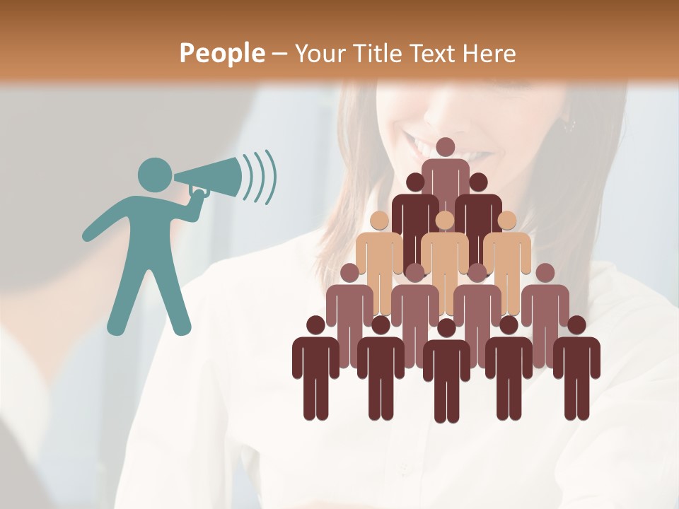 Businesspeople Square Businessteam PowerPoint Template