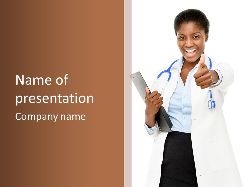 Health Medical Happiness PowerPoint Template