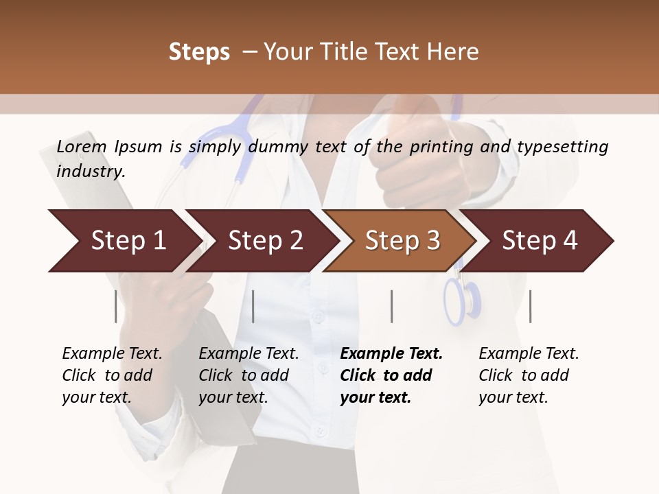 Health Medical Happiness PowerPoint Template