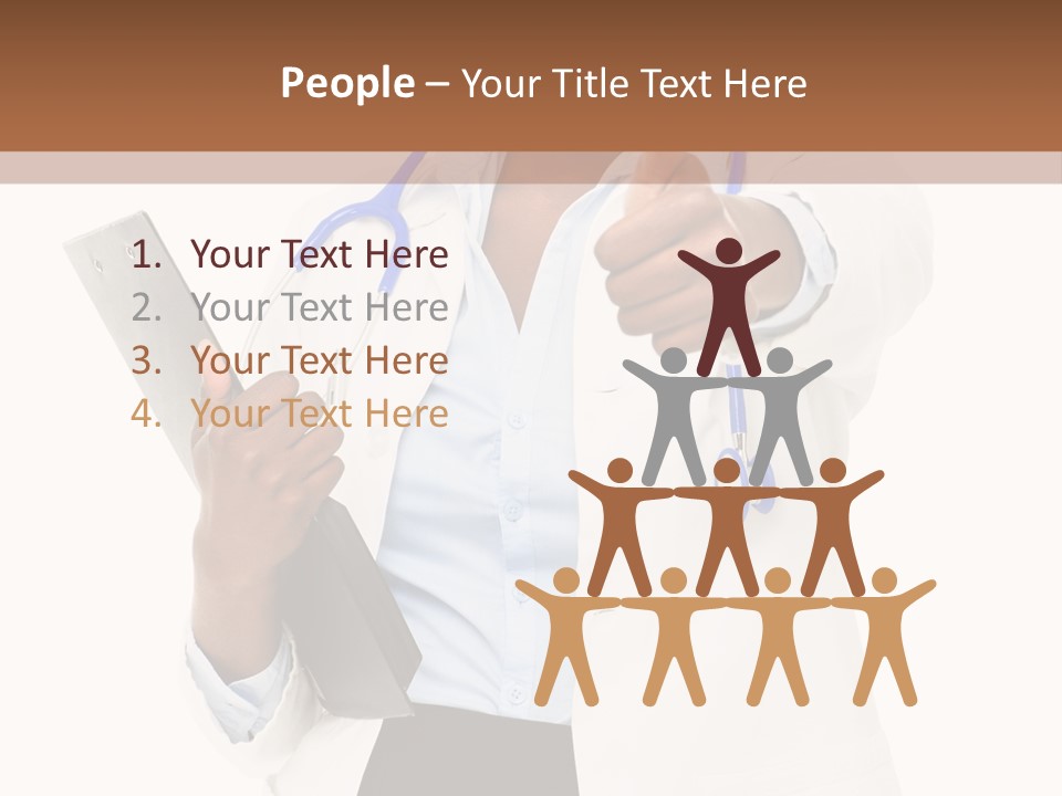 Health Medical Happiness PowerPoint Template