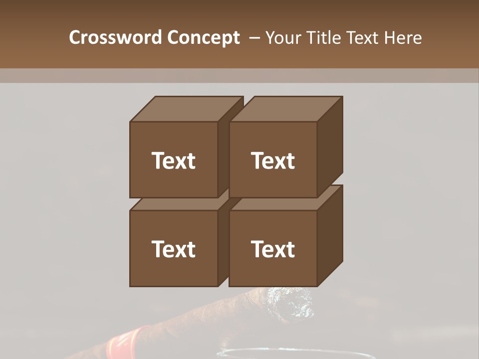Rustic Wood Cuban PowerPoint Template