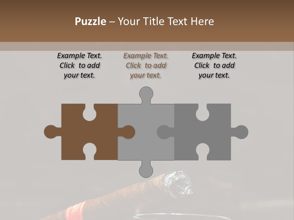 Rustic Wood Cuban PowerPoint Template