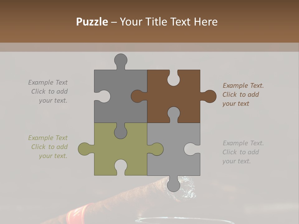 Rustic Wood Cuban PowerPoint Template