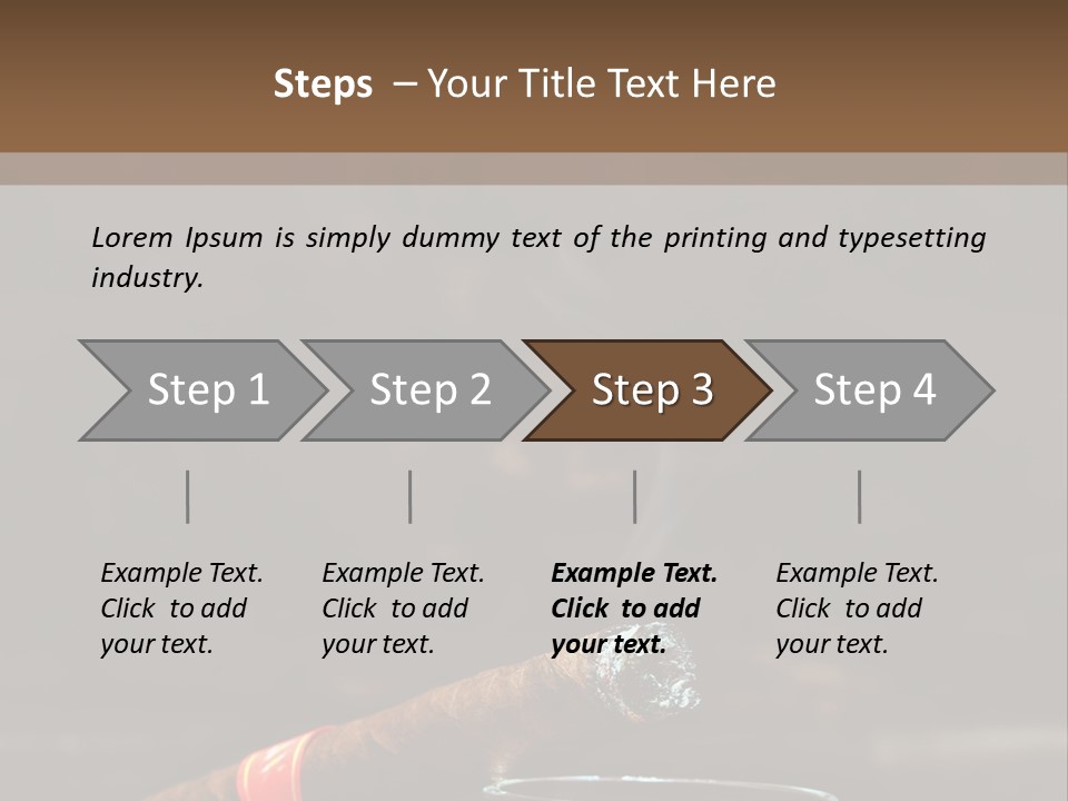 Rustic Wood Cuban PowerPoint Template