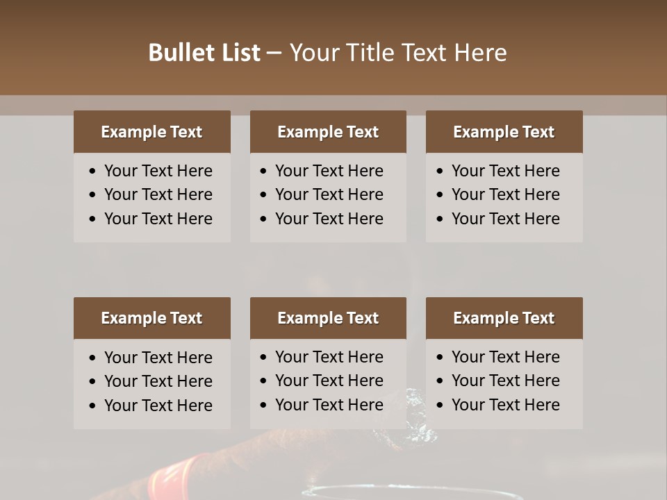 Rustic Wood Cuban PowerPoint Template