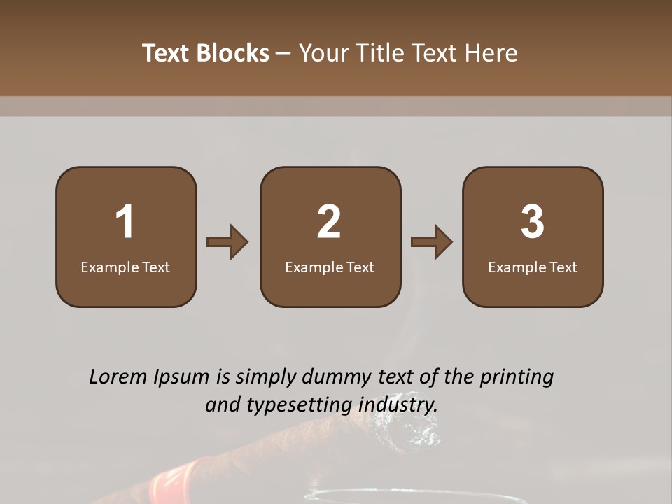 Rustic Wood Cuban PowerPoint Template