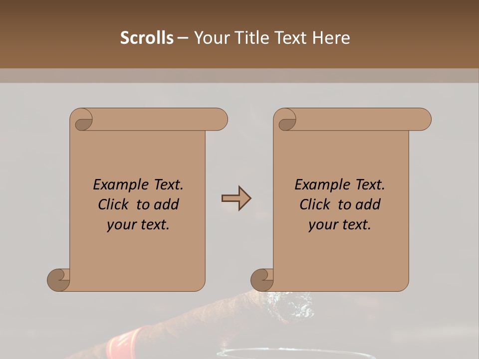 Rustic Wood Cuban PowerPoint Template