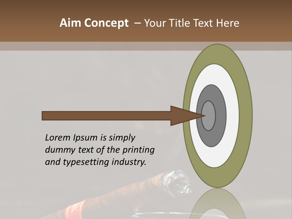 Rustic Wood Cuban PowerPoint Template