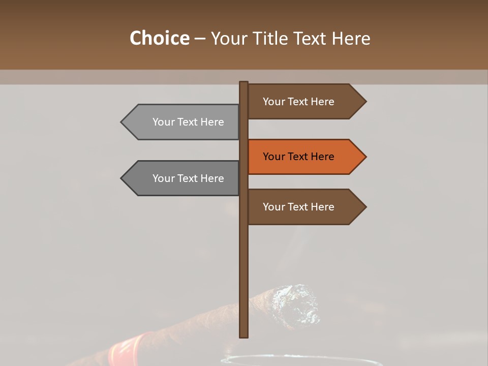 Rustic Wood Cuban PowerPoint Template