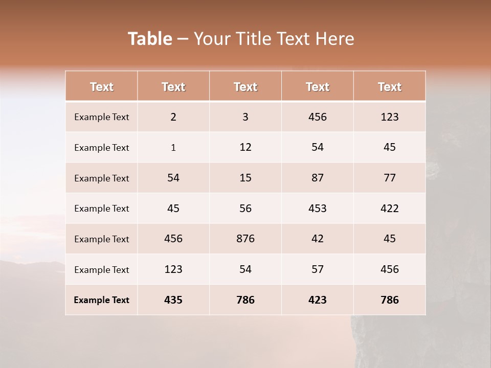 A Man Climbing Up The Side Of A Mountain PowerPoint Template