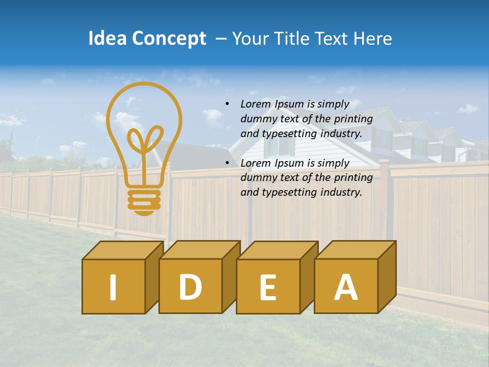 Protection Fragment Residential PowerPoint Template