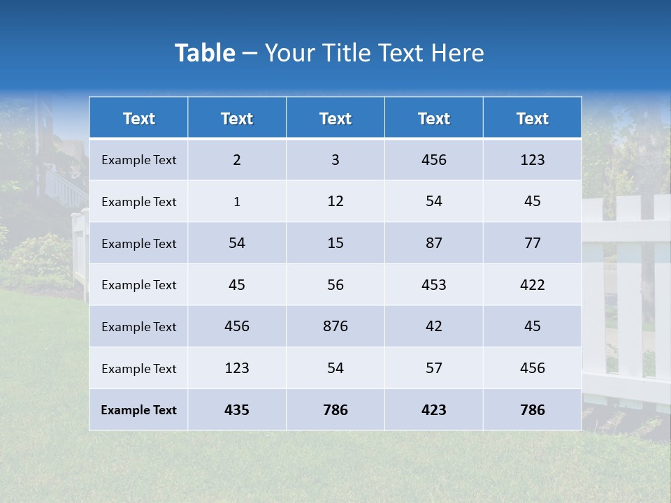 Protection Fragment Residential PowerPoint Template