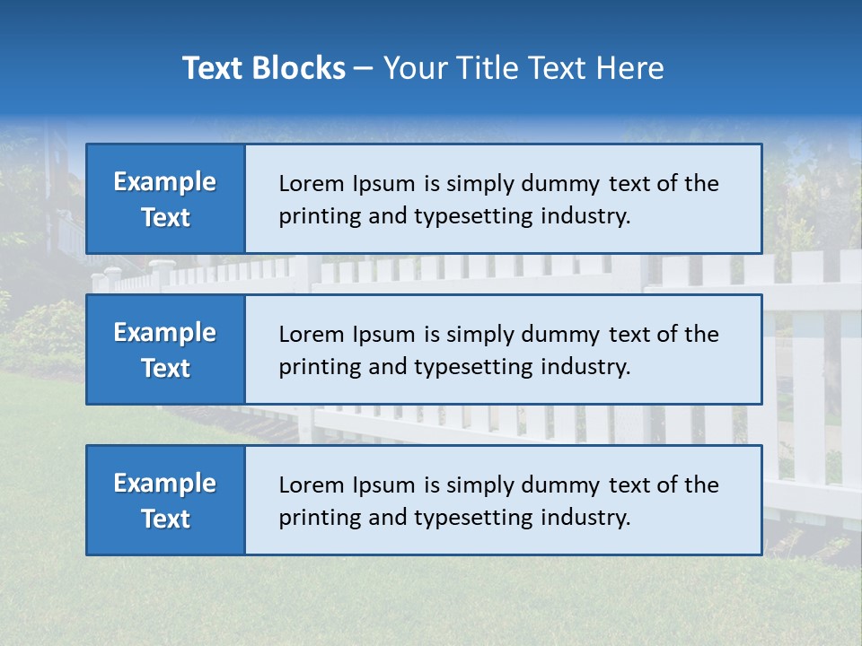 Protection Fragment Residential PowerPoint Template