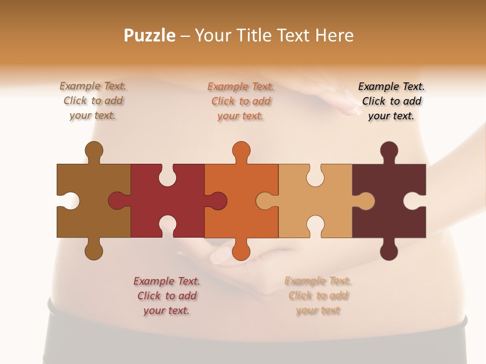 Body Black Slimming PowerPoint Template