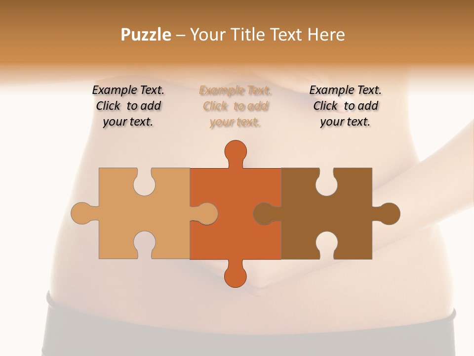 Body Black Slimming PowerPoint Template