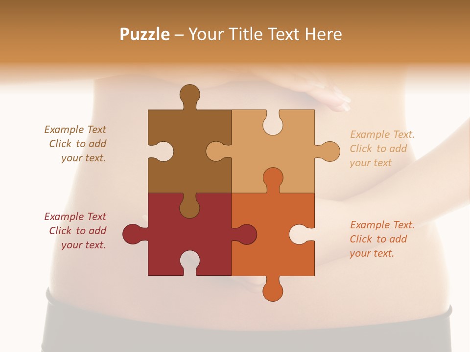 Body Black Slimming PowerPoint Template