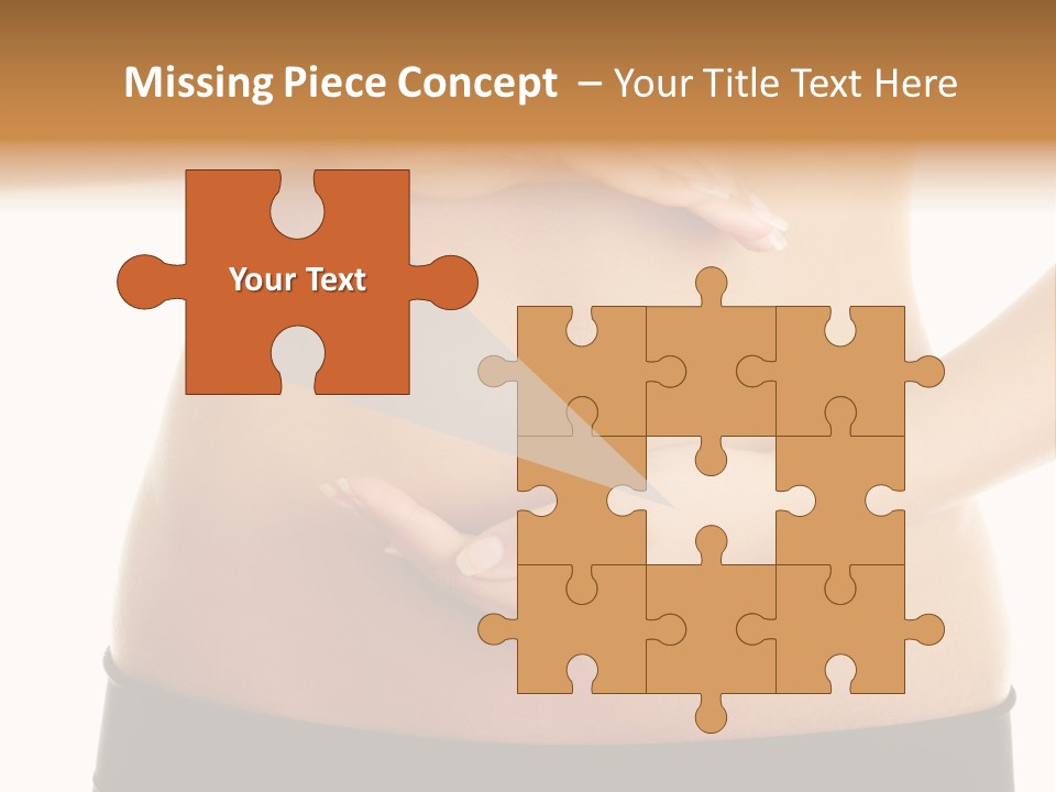 Body Black Slimming PowerPoint Template