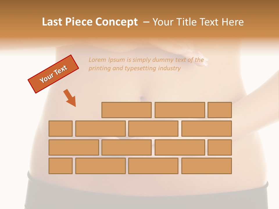 Body Black Slimming PowerPoint Template