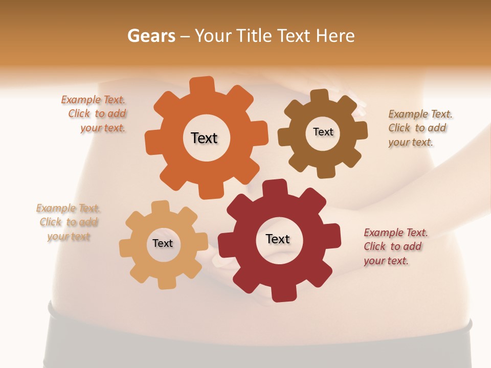 Body Black Slimming PowerPoint Template