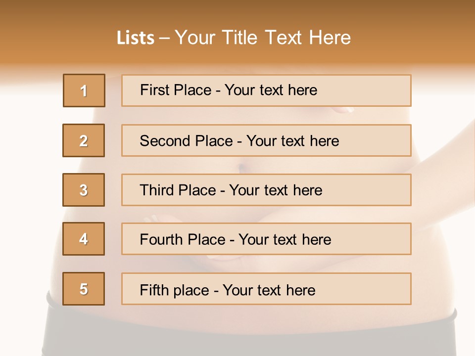Body Black Slimming PowerPoint Template