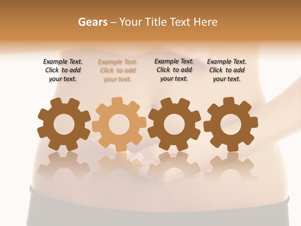 Body Black Slimming PowerPoint Template