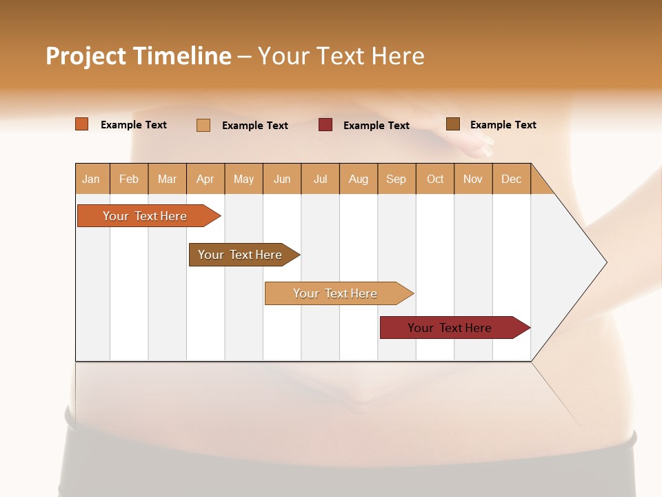 Body Black Slimming PowerPoint Template