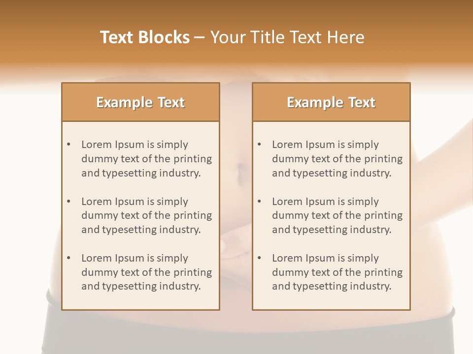 Body Black Slimming PowerPoint Template