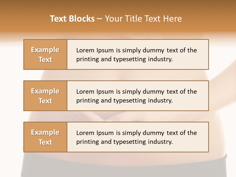 Body Black Slimming PowerPoint Template