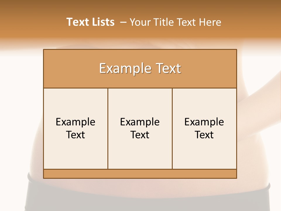 Body Black Slimming PowerPoint Template