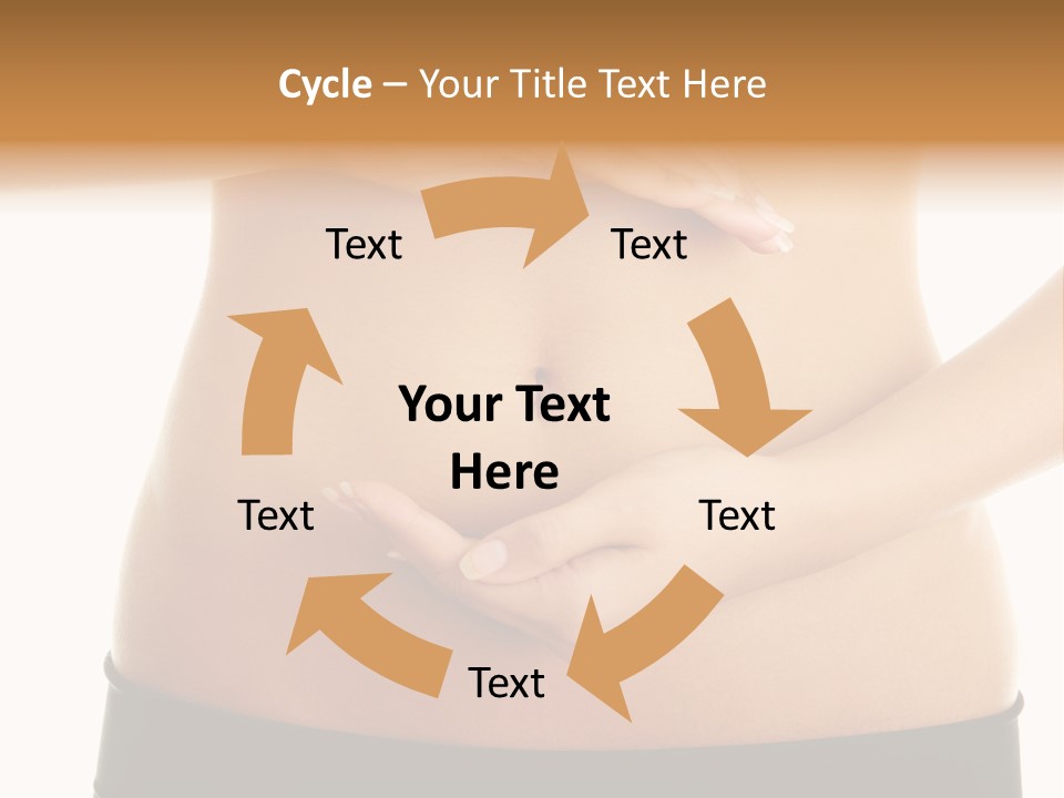 Body Black Slimming PowerPoint Template