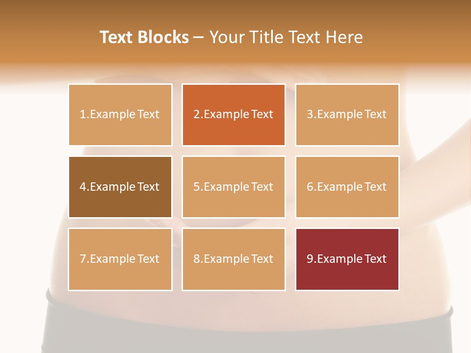 Body Black Slimming PowerPoint Template