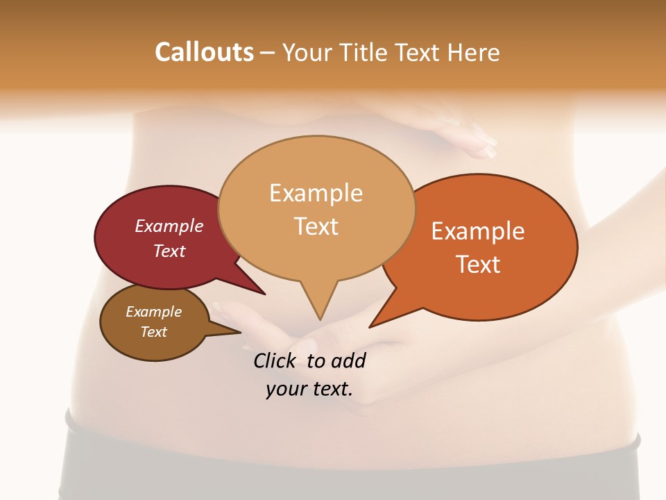 Body Black Slimming PowerPoint Template