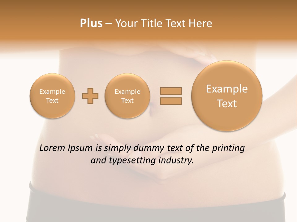 Body Black Slimming PowerPoint Template