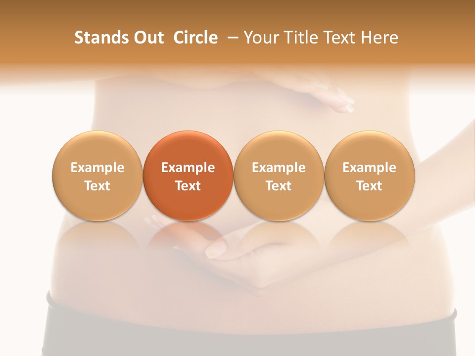 Body Black Slimming PowerPoint Template