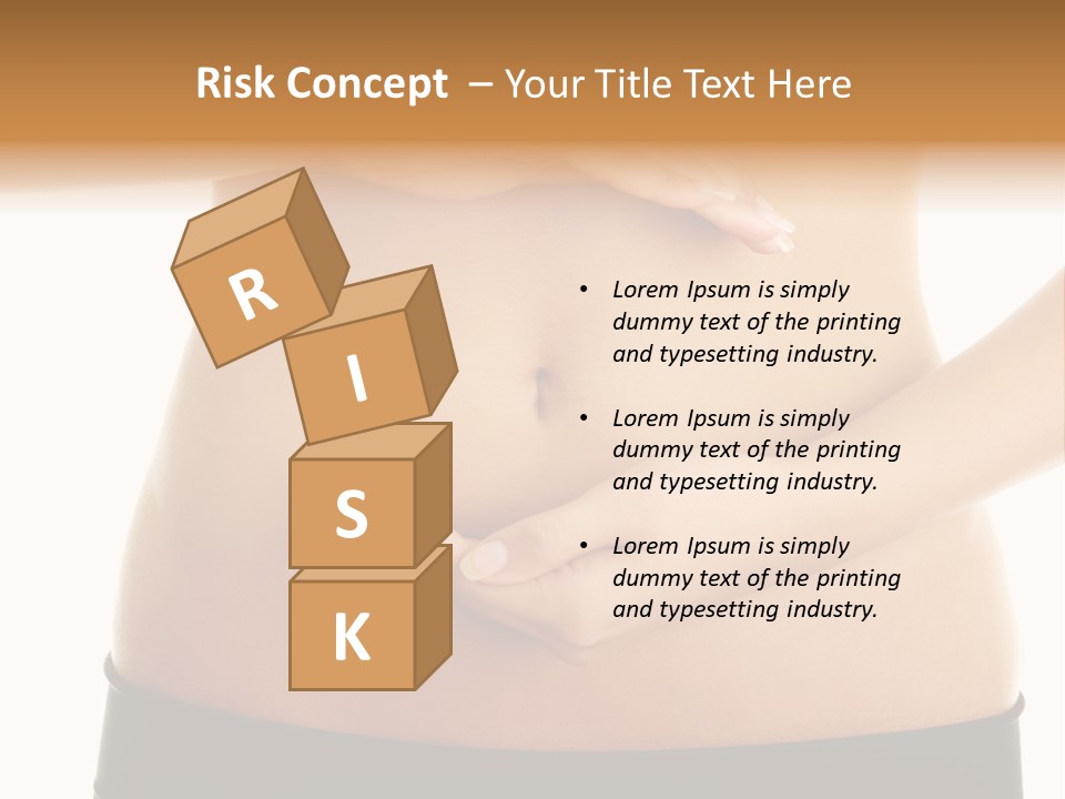 Body Black Slimming PowerPoint Template