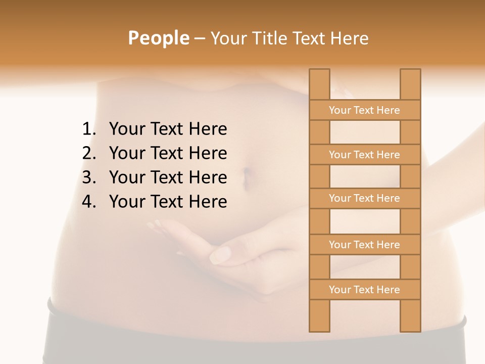 Body Black Slimming PowerPoint Template