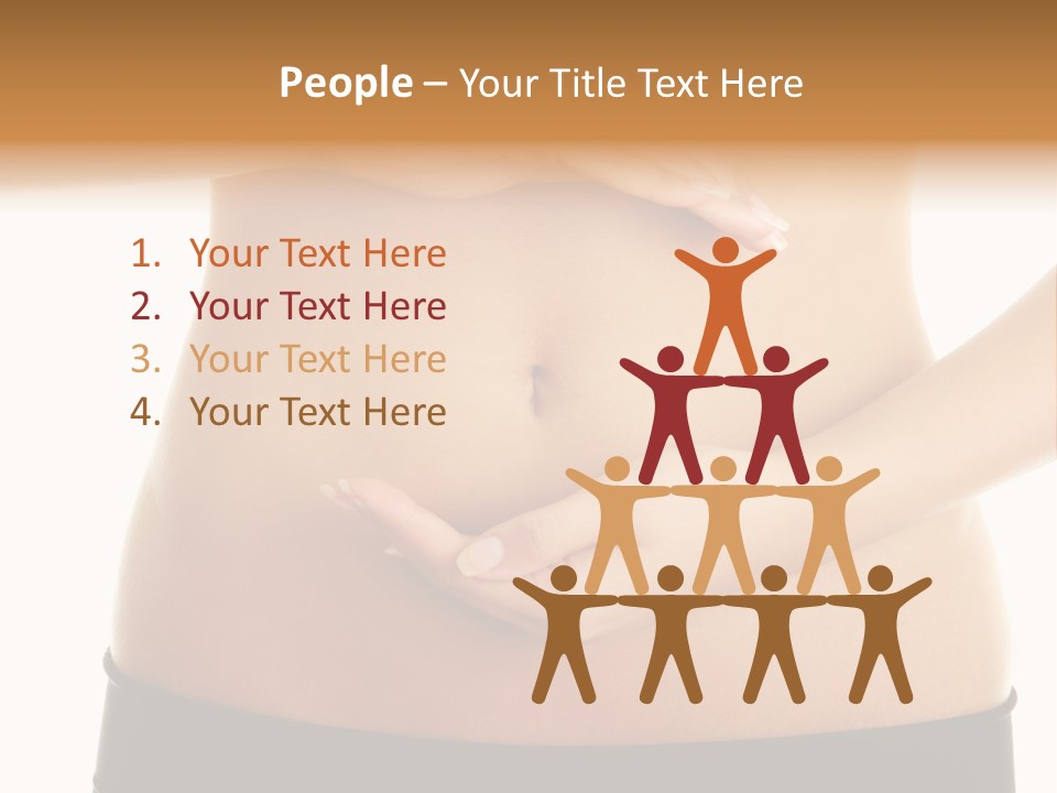 Body Black Slimming PowerPoint Template